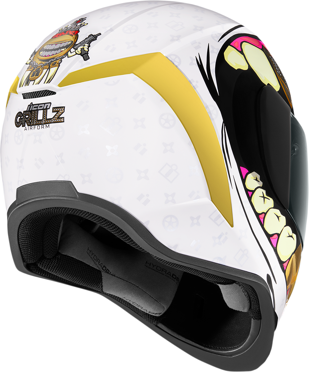ICON Airform™ Helmet - Grillz - White - Large 0101-13333