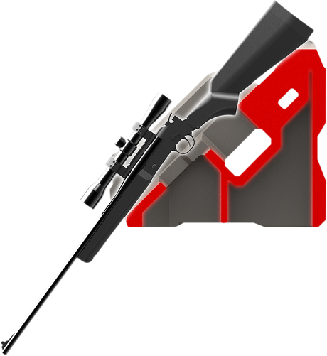 SEIZMIK ICOS in Cab on Seat Gun Rack 2 AR 7500