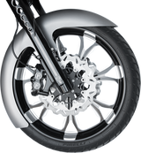 RUSS WERNIMONT DESIGNS Custom Dresser Front Fender for 19" Wheel - Steel - LS-3 Style - 6" W x 41.25" L RWD-50177