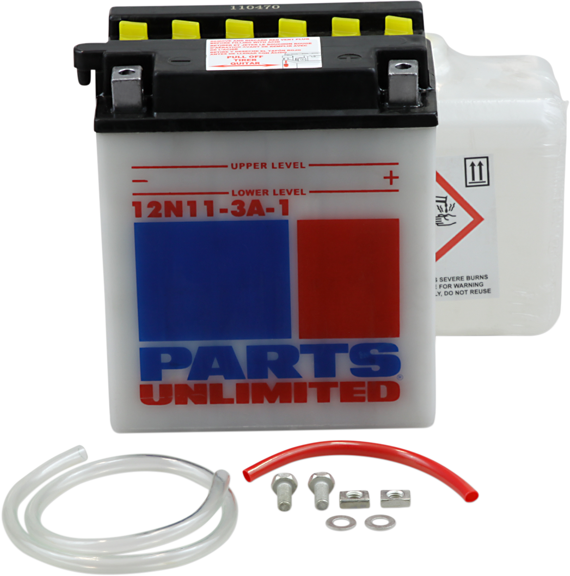 Parts Unlimited Battery - 12n11-3a-1 12n11-3a-1-Fp