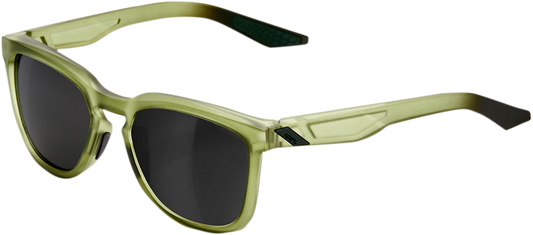 100% Hudson Sunglasses - Olive - Black Mirror 61028-296-61