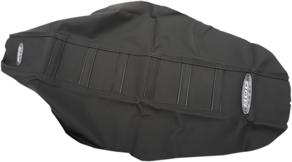 SDG 6-Ribbed Seat Cover - Black Ribs/Black Top/Black Sides 95946