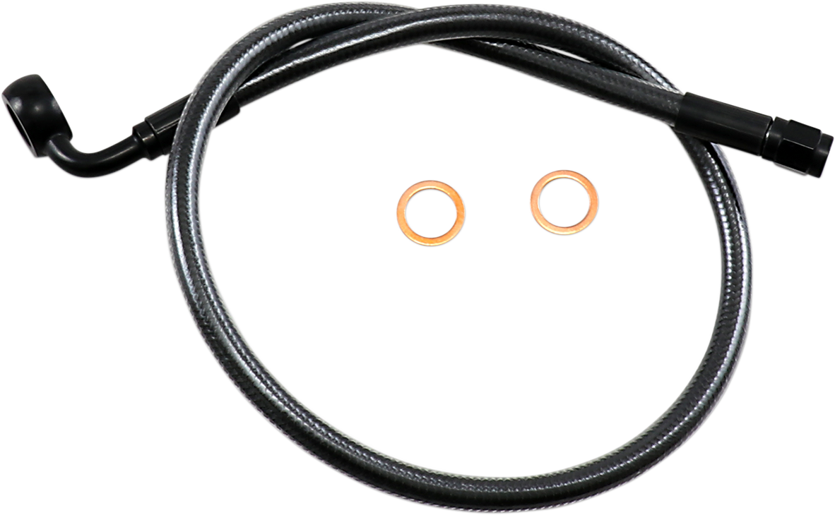 MAGNUM Brake Line - 12mm-90 - 24" - Black Pearl AS478024