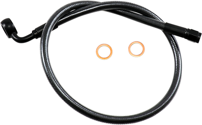 MAGNUM Brake Line - 12mm-90 - 24" - Black Pearl AS478024