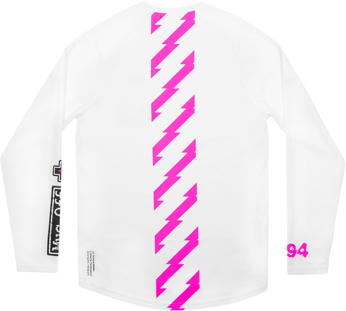 MUC-OFF USA Riders Long-Sleeve Jersey - White - 2XL 20491