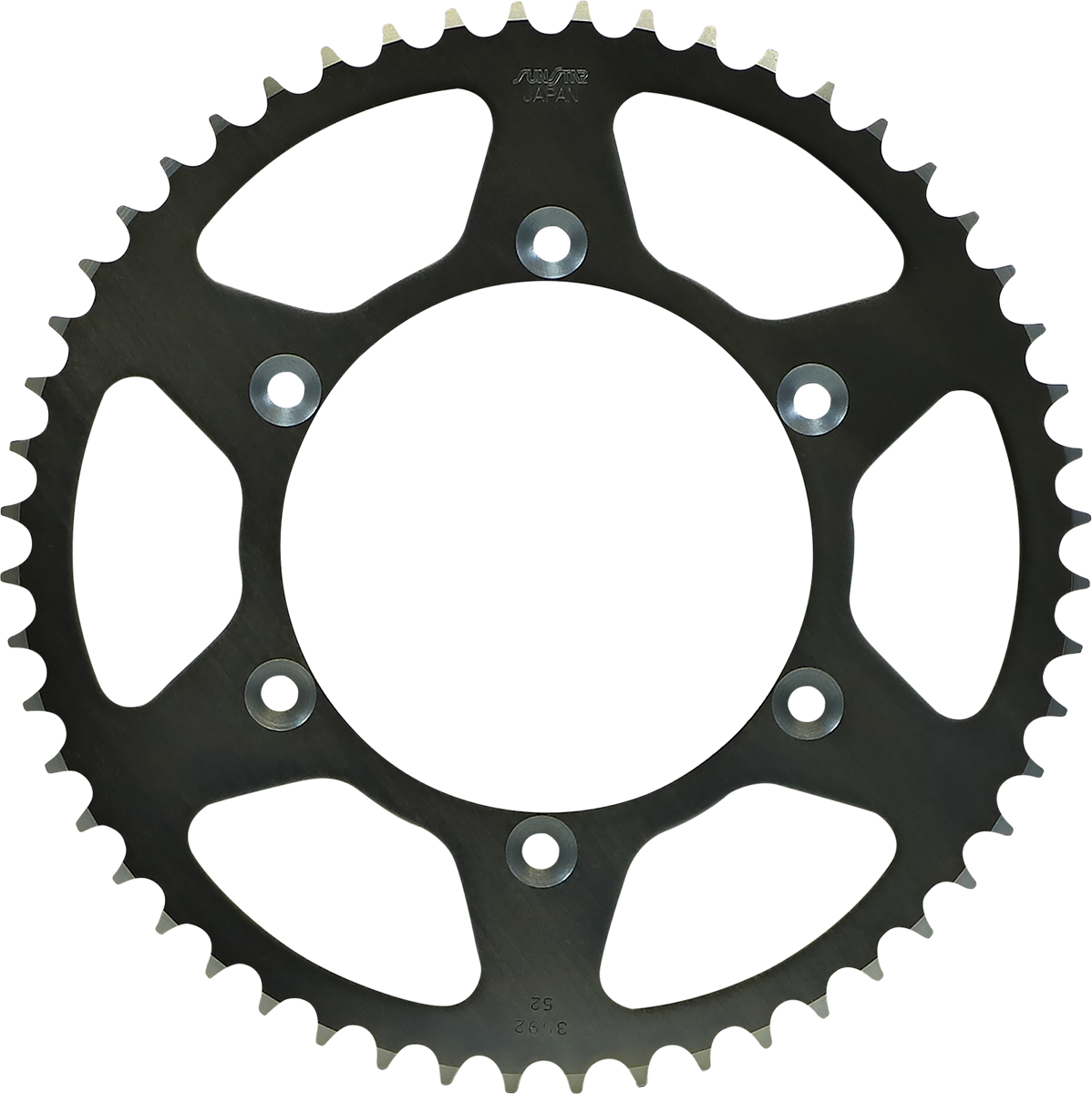 SUNSTAR SPROCKETS Steel Rear Sprocket - 52 Tooth - Yamaha 2-359252