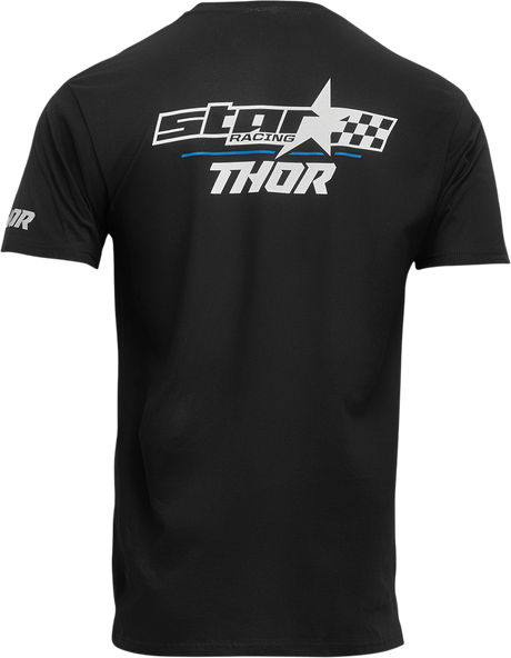 THOR Star Racing Champ T-Shirt - Black - Large 3070-1145