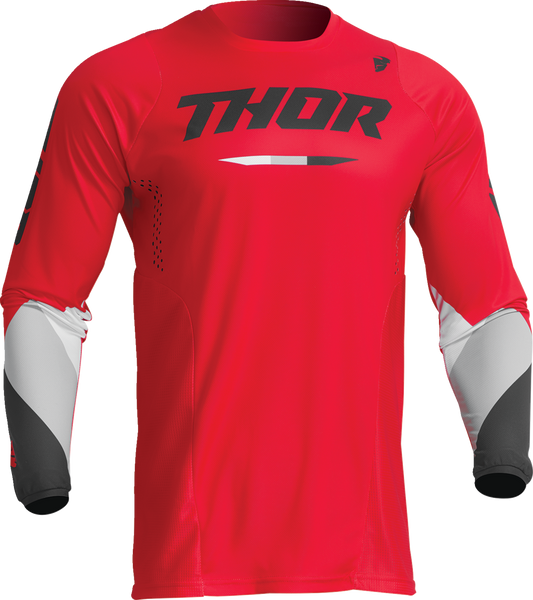 THOR Youth Pulse Tactic Jersey - Red - 2XS 2912-2203