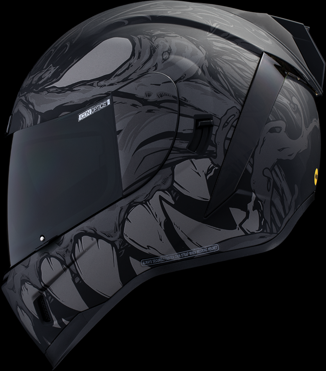 ICON Airform™ Helmet - Manik'RR - MIPS® - Dark Black - XS 0101-17003