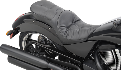 DRAG SPECIALTIES Asiento de perfil bajo - Respaldo del conductor - Almohada - Vegas NO AJUSTE CON RESPALDO OEM 0810-1607 