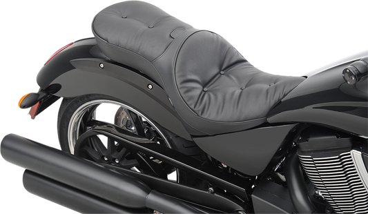 DRAG SPECIALTIES Asiento de perfil bajo - Respaldo del conductor - Almohada - Vegas NO AJUSTE CON RESPALDO OEM 0810-1607 