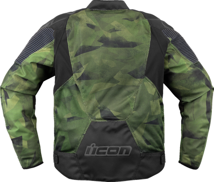 ICON Overlord3 Mesh™ Camo Jacket - Green - Large 2820-6707