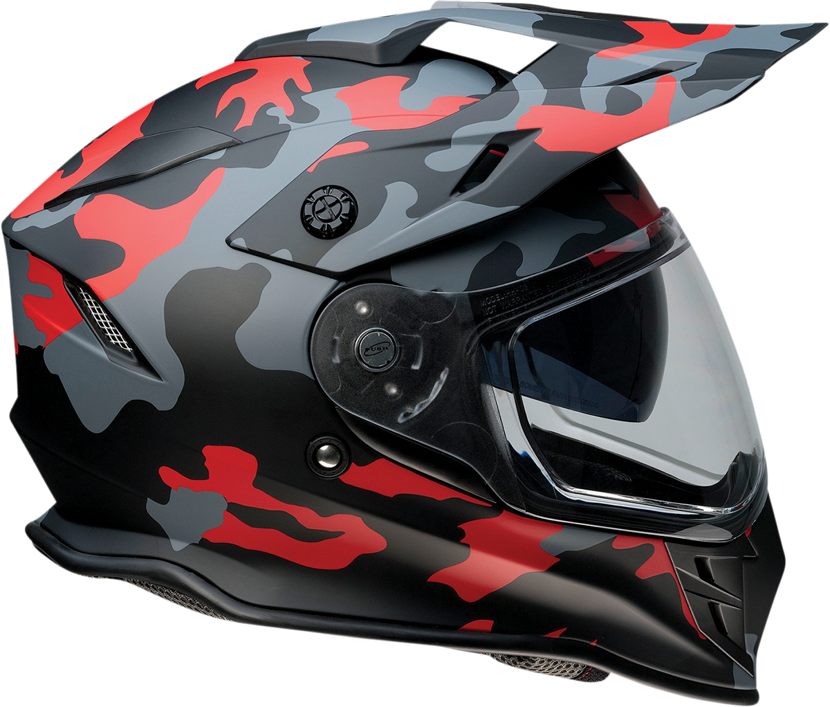 Z1R Range Helmet - Camo - Red - Small 0140-0094