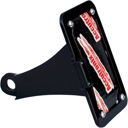 ACCUTRONIX Side Mount License Plate Assembly - Black LPF106HV-B