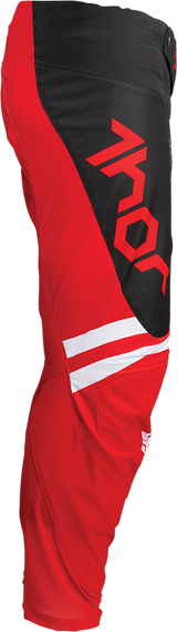 THOR Youth Pulse Cube Pants - Red/White - 24 2903-2070
