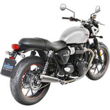 OPEN BOX IN STOCK LEOVINCE Classic Racer dual Mufflers - Street Twin 2016-2018 15004