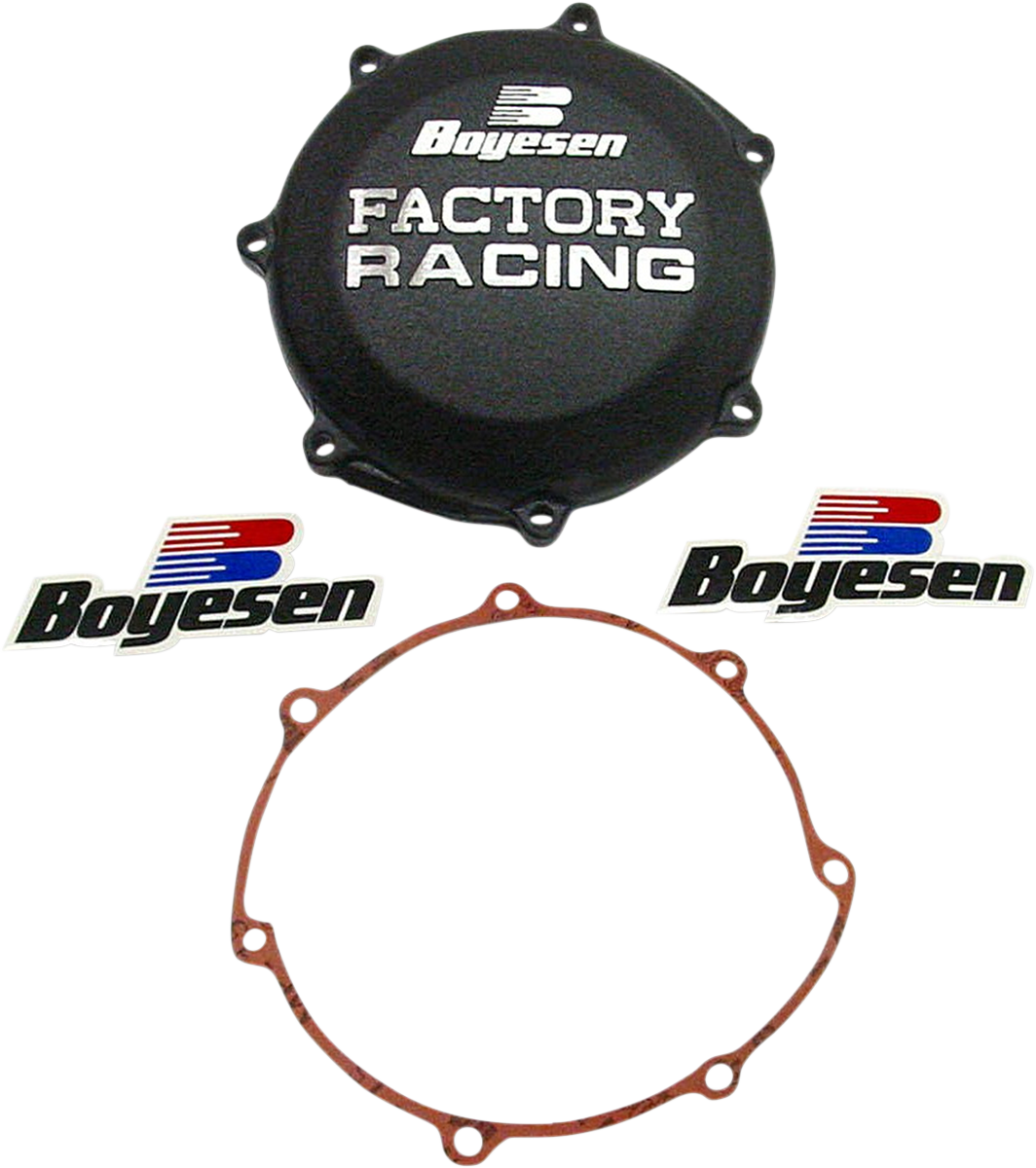 BOYESEN Clutch Cover - Black - YZ/WR250F CC-37B