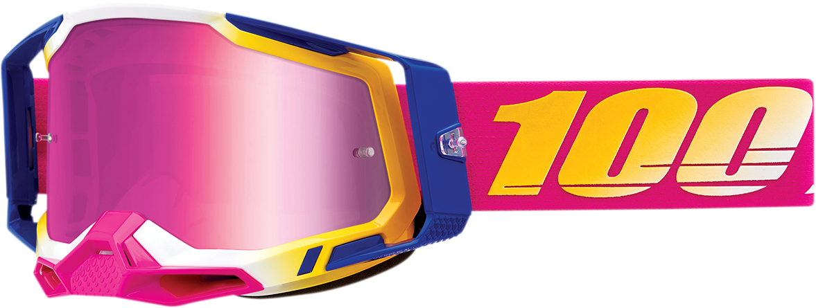 100% Racecraft 2 Goggles - Mission - Pink Mirror 50010-00012