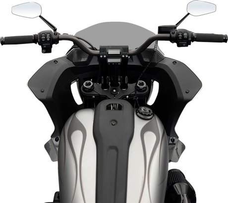 KODLIN MOTORCYCLE Risers - Fastback - 8" - Black K55122
