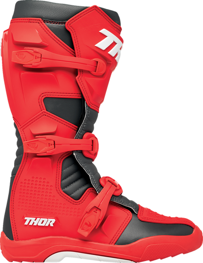 THOR Blitz XR Boots - Red/Charcoal - Size 7 3410-3109