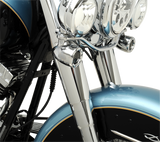 DRAG SPECIALTIES Cubiertas deslizantes de horquilla - Cromadas - Lisas - Longitud original - Reemplazo Número OEM 45964-86 74537