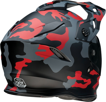 Z1R Range Helmet - Camo - Red - Small 0140-0094