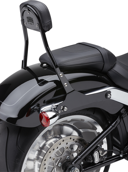 COBRA Backrest Kit - 14" - Black - Softail 602-2007B