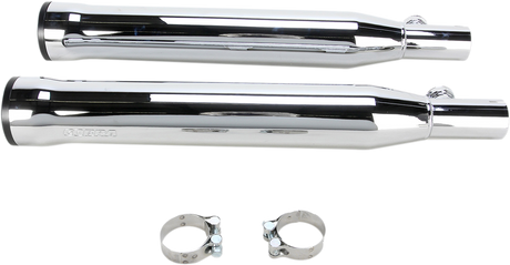 COBRA 3" RPT Mufflers for '00-'06 Softail - Chrome 6054