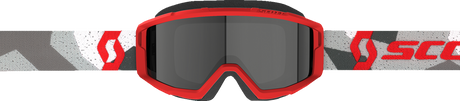 SCOTT Primal Sand Dust Goggle - Camo White/Red - Dark Gray 278600-7434053
