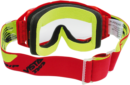 PRO GRIP 3303 Vista Goggles - Red - Clear PZ3303RO