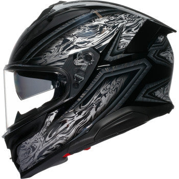 AGV K7 Helmet - Damascus - Black/Silver - Large 0101-17974