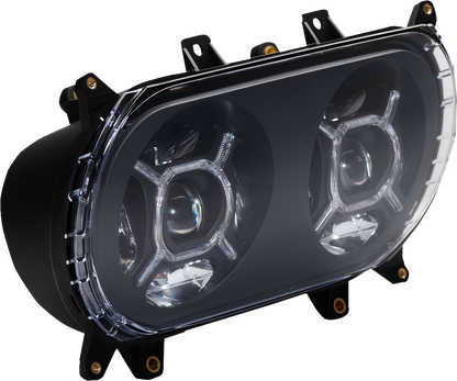 CUSTOM DYNAMICS LED Headlight - Black - Road Glide CD-RG-H-B