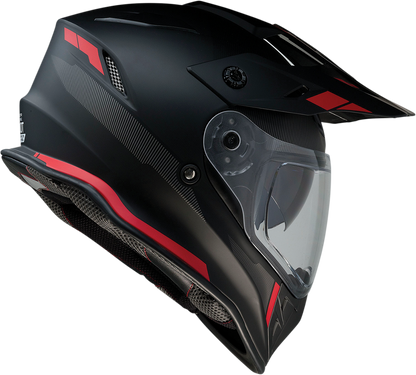 Z1R Range Helmet - Uptake - Black/Red - Small 0140-0014