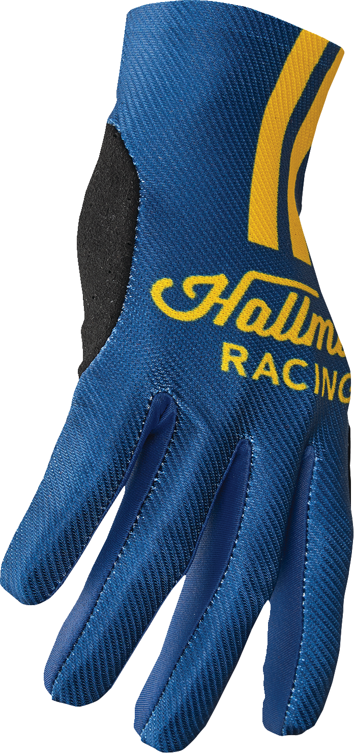 THOR Mainstay Gloves - Roosted - Navy/Lemon - Medium 3330-7305