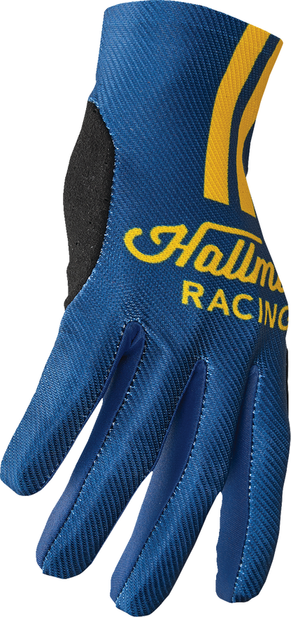 THOR Mainstay Gloves - Roosted - Navy/Lemon - Medium 3330-7305