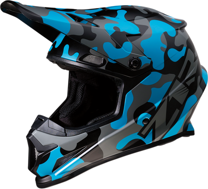 Z1R Rise Helmet - Camo - Blue - XS 0110-6085