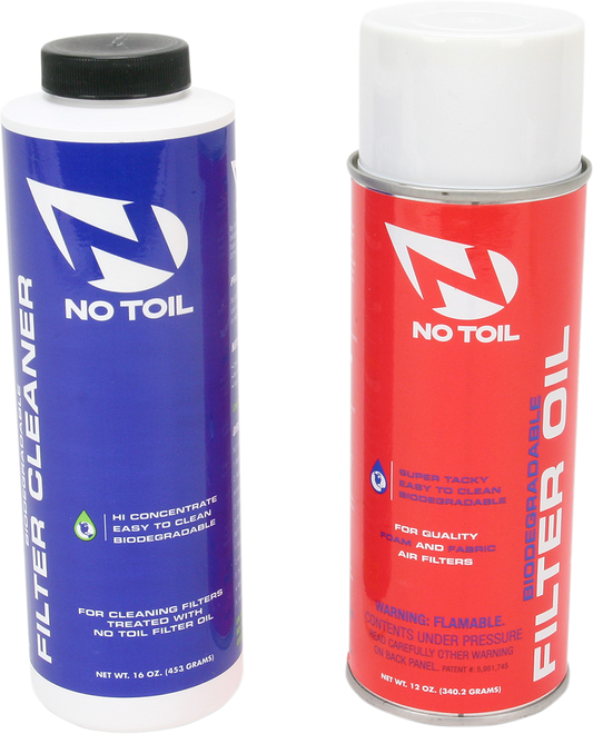 NO TOIL Filter Oil & Cleaner Kit - Aerosol NT208