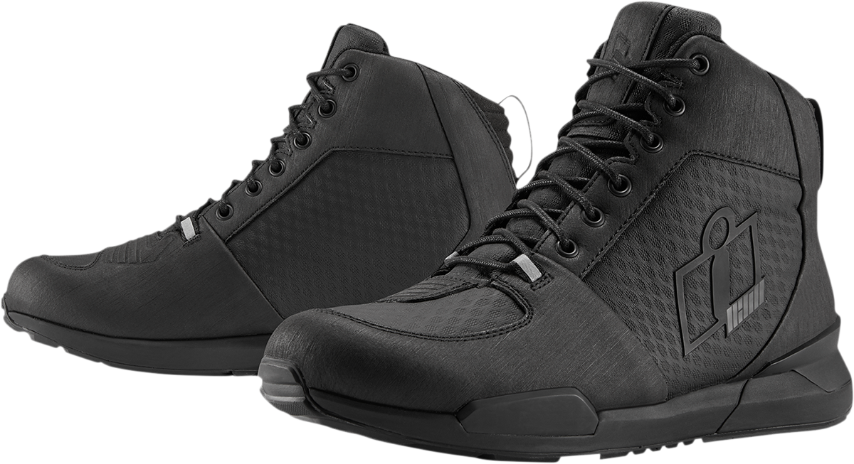 ICON Tarmac Waterproof Boots - Black - Size 11 3403-1060