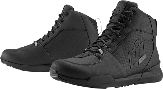 ICON Tarmac Waterproof Boots - Black - Size 10.5 3403-1059