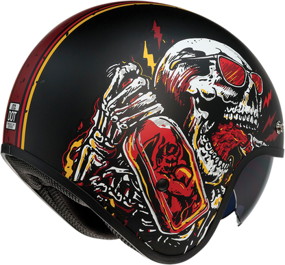 Z1R Saturn Helmet - Devil Made Me - Black/Red - XS 0104-2816