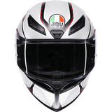 AGV Helmet K1 S Speedarmor Matt Black/Grey/Red Md 2118394018-073-M