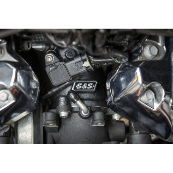 S&S CYCLE Performance Manifold - M8 - 55 mm - Black   Harley-Davidson 160-027