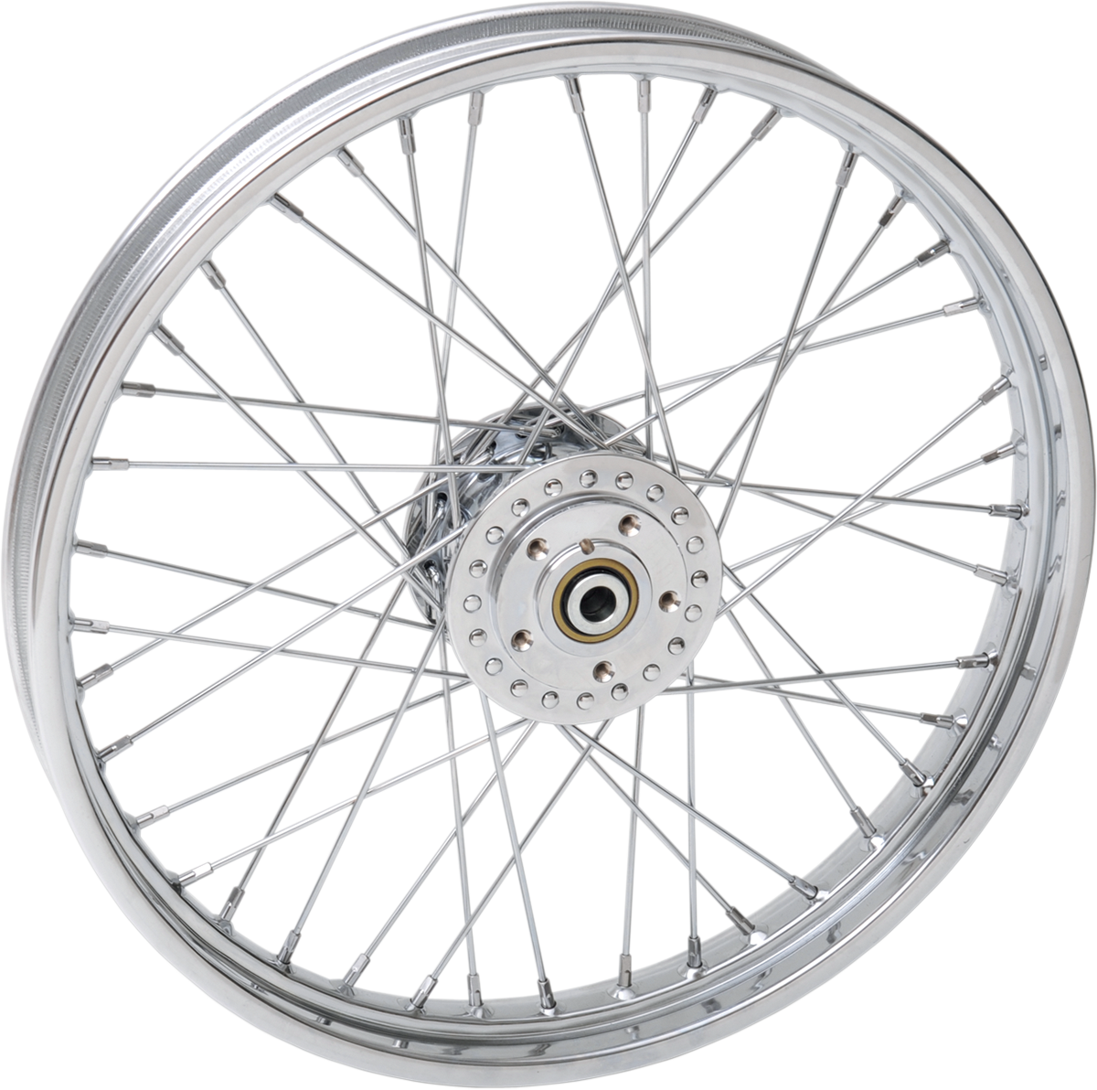 DRAG SPECIALTIES Front Wheel - Single Disc/No ABS - Chrome - 21"x2.15" 71220