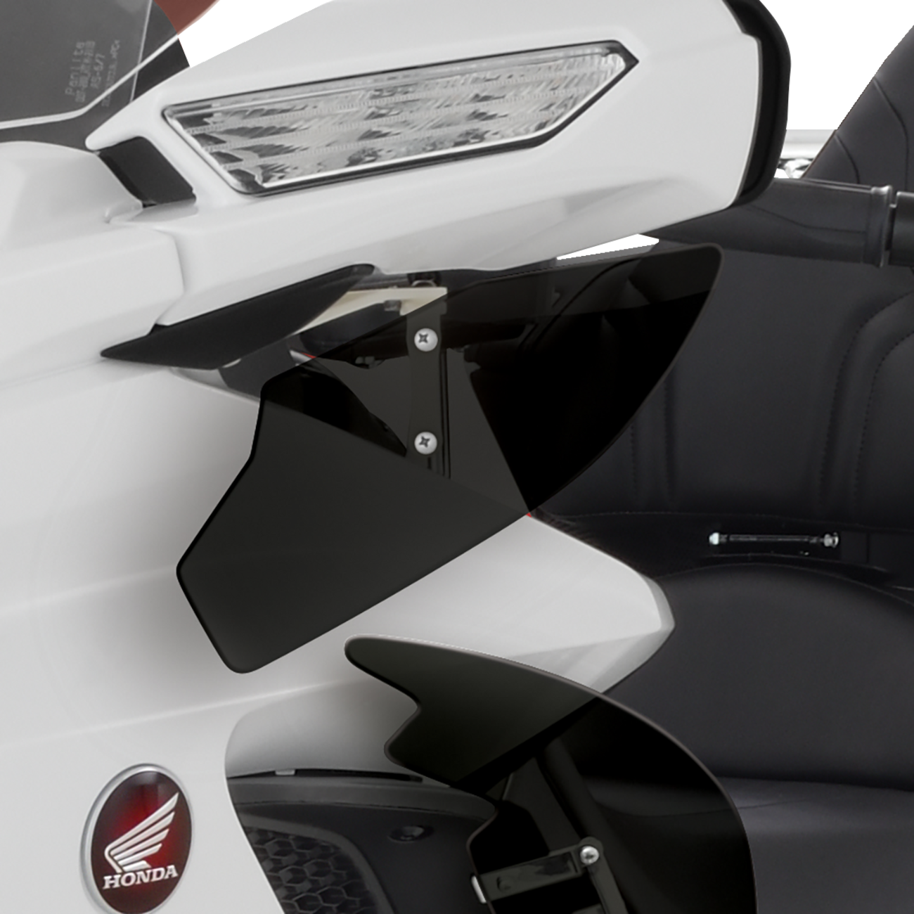 SHOW CHROME Upper Wind Deflectors - GL 1800 52-933UBK