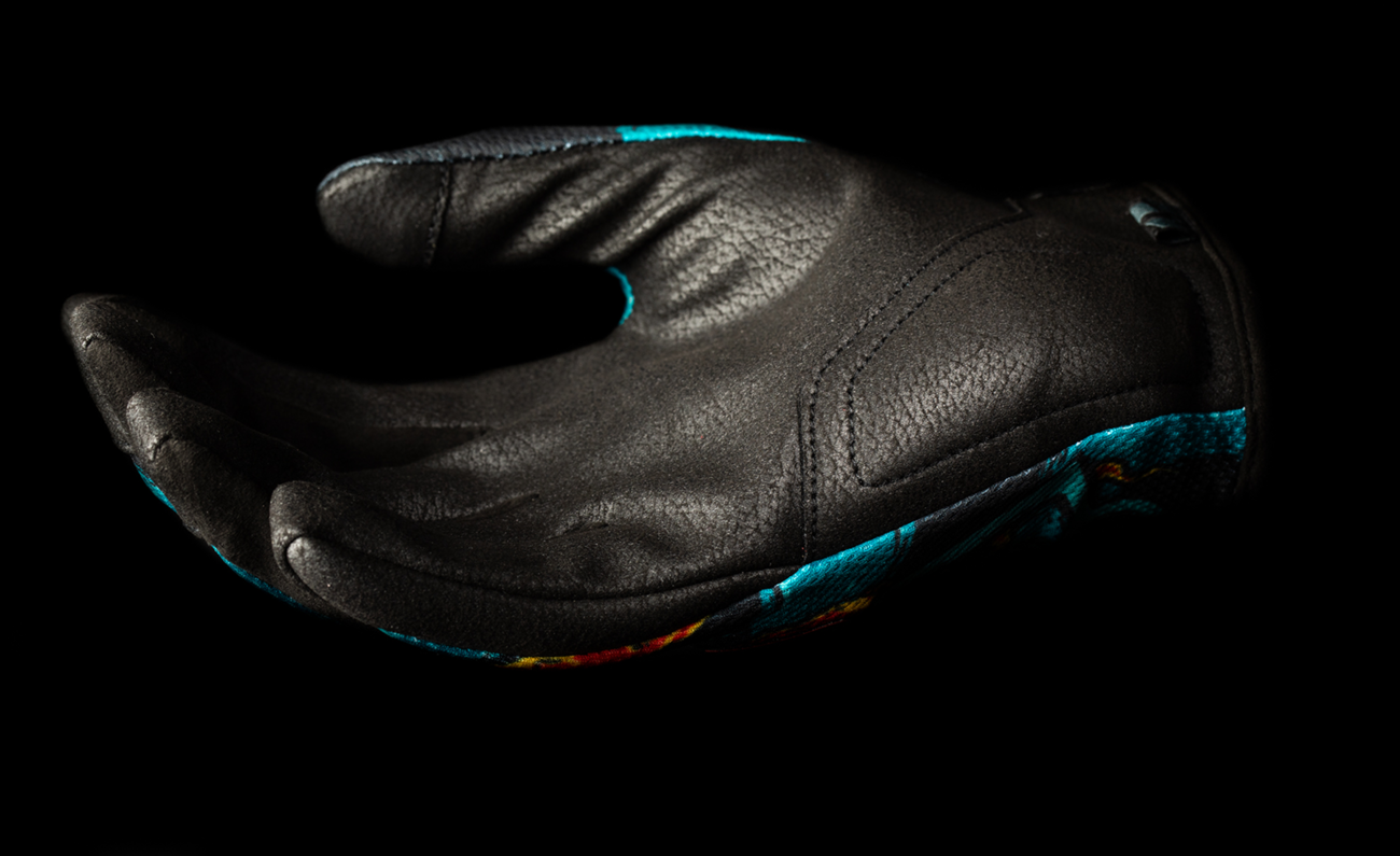 ICON Hooligan™ Munchies Gloves - Teal - Large 3301-4798