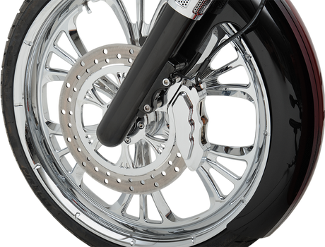 HAWG HALTERS 6-Piston Caliper - Front - Chrome - 13" LHSCC6013