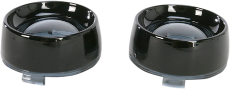 KURYAKYN Deep Dish Bezels - Black/Smoke Lens 5480
