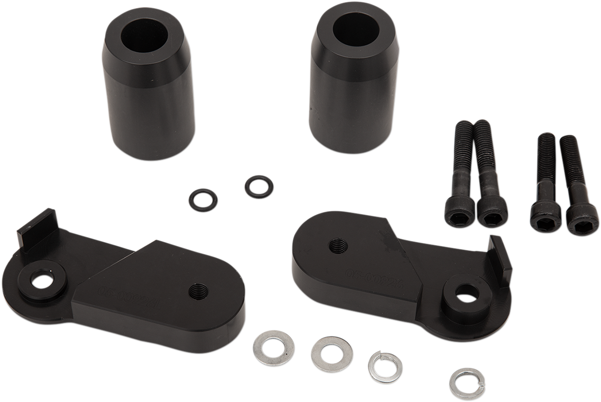 POWERSTANDS RACING Frame Sliders - Black - Suzuki - GSX-R 1000 05-00926-02