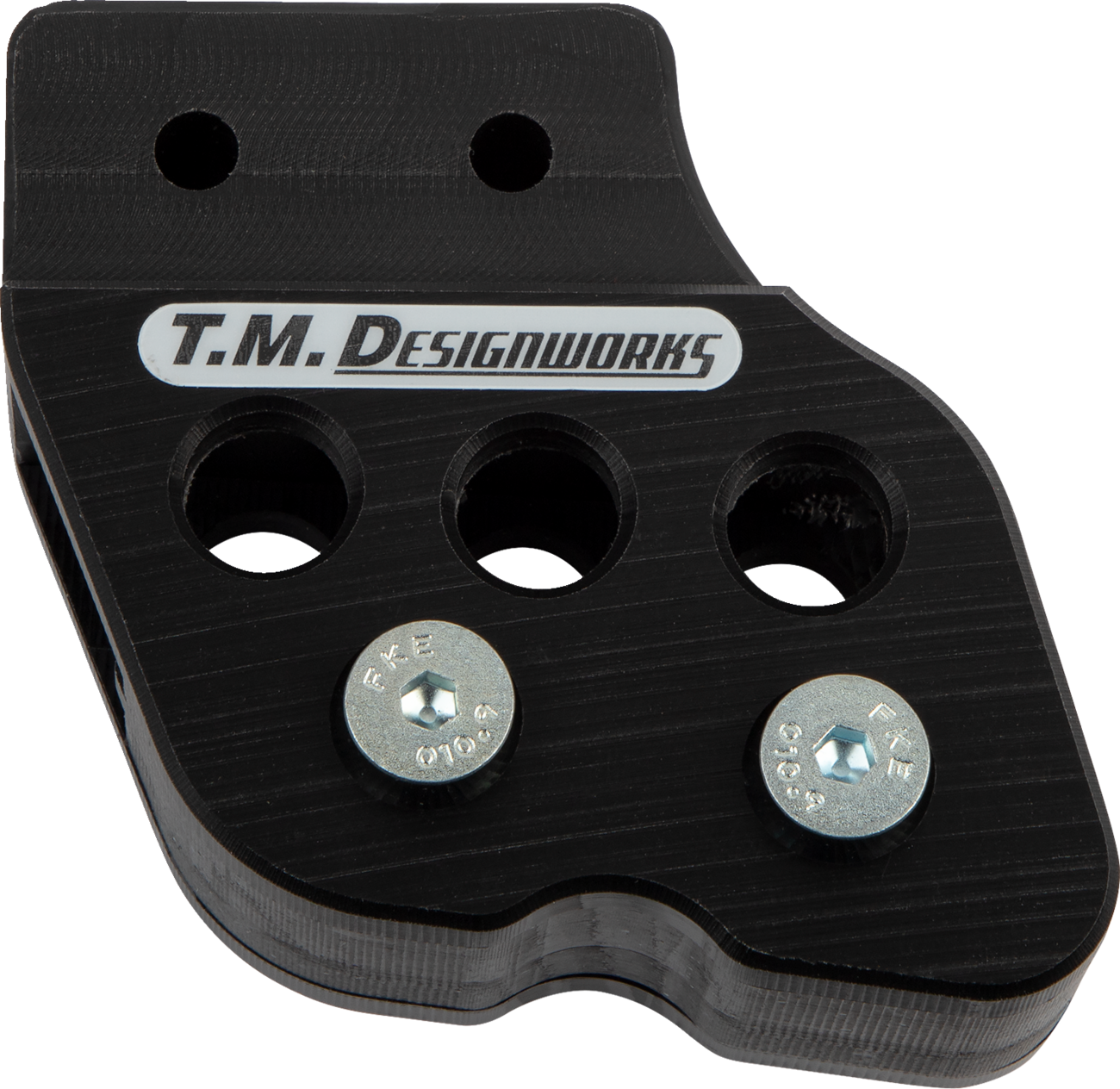 T.M. DESIGNWORKS Chain Guide - Honda/Yamaha/Kawasaki/Suzuki - Black RCG-007-BK