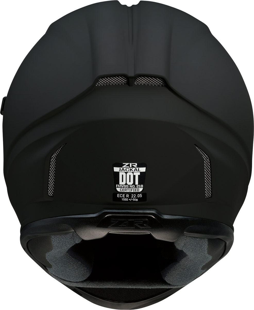 Z1R Jackal Helmet - Flat Black - Smoke - XS 0101-13992